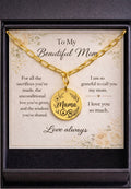 Mama Personalized Engraved Coin Necklace | Custom Gift for Mom