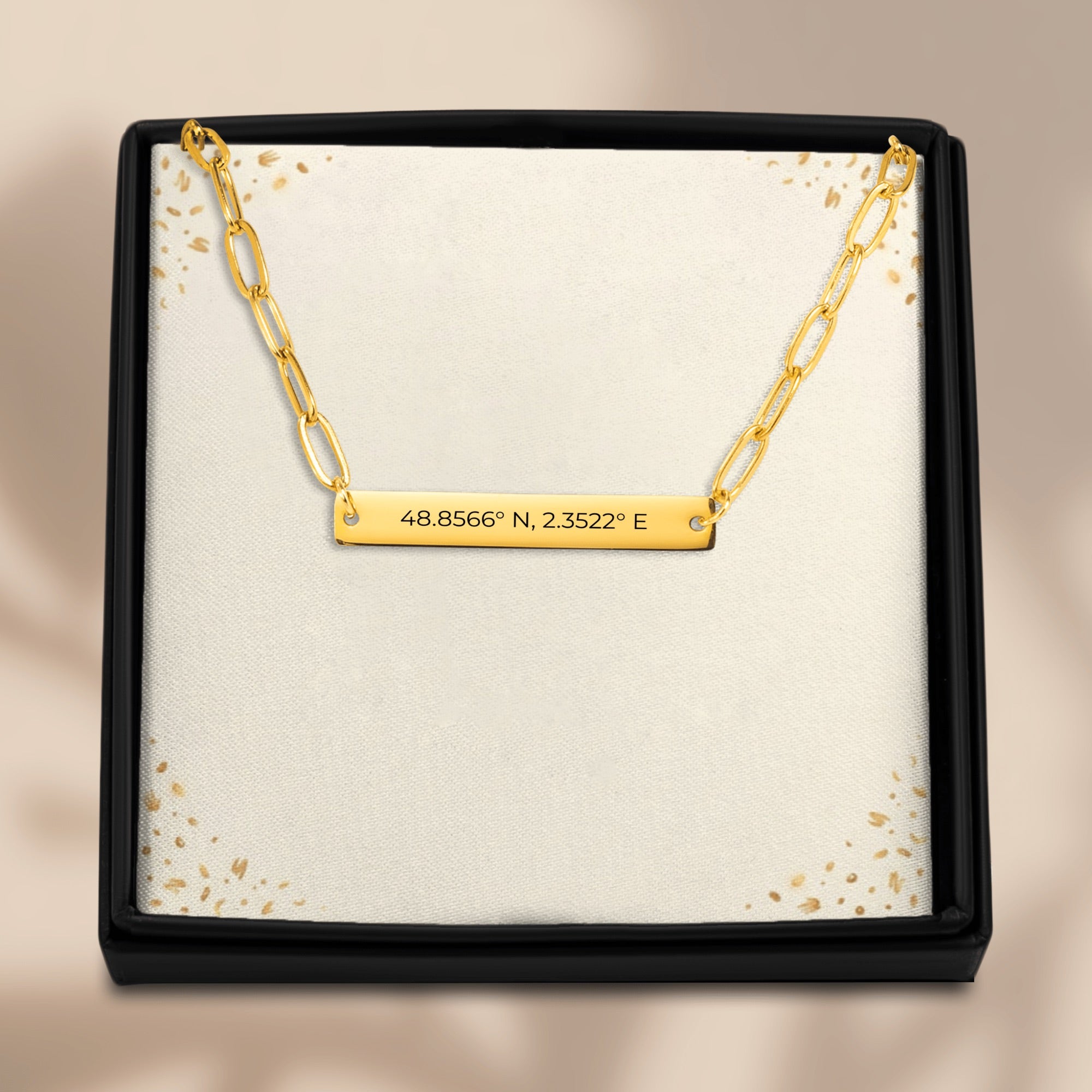 Paperclip Bar Necklace