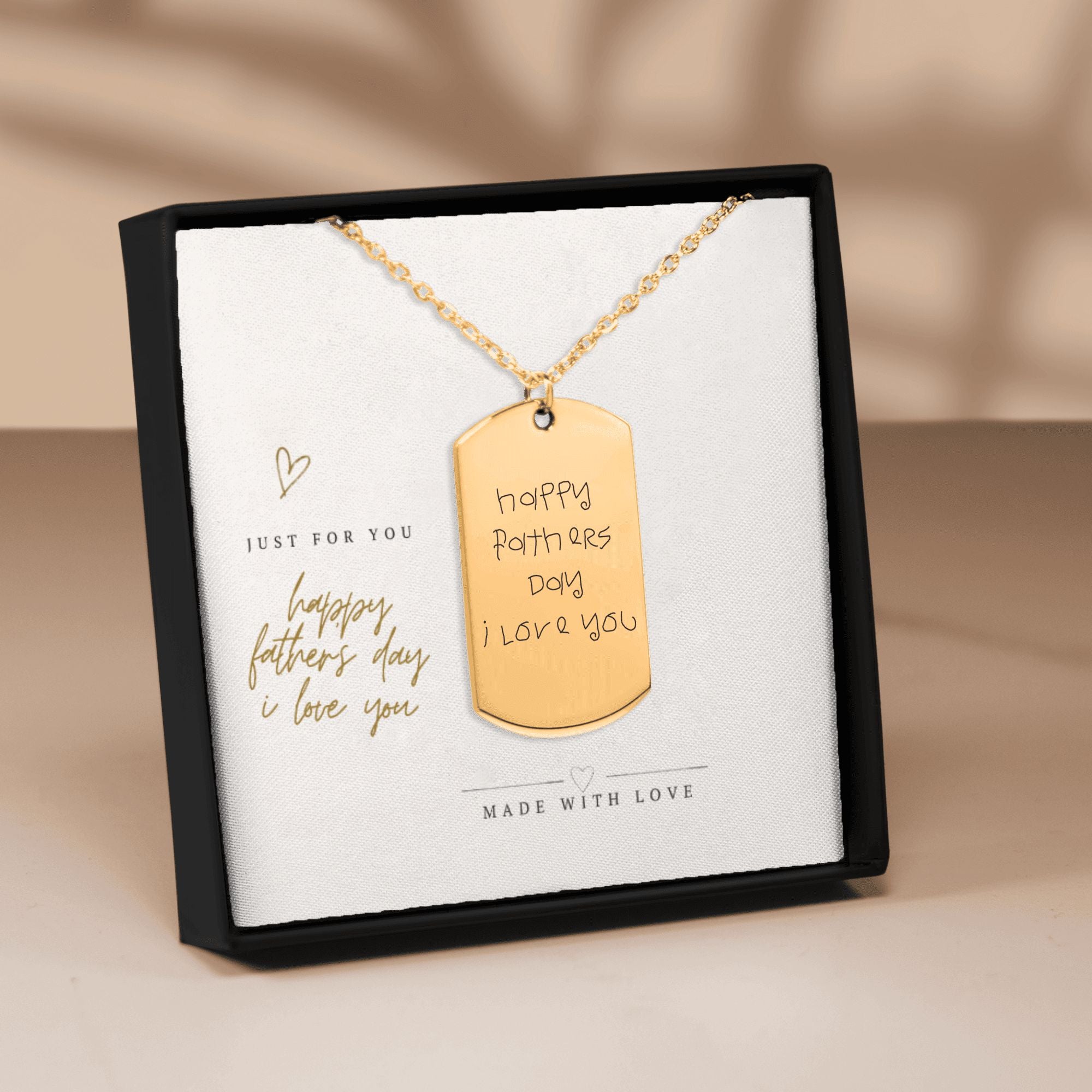 For The Man Who Carries You - Personalized Engraved Necklace
