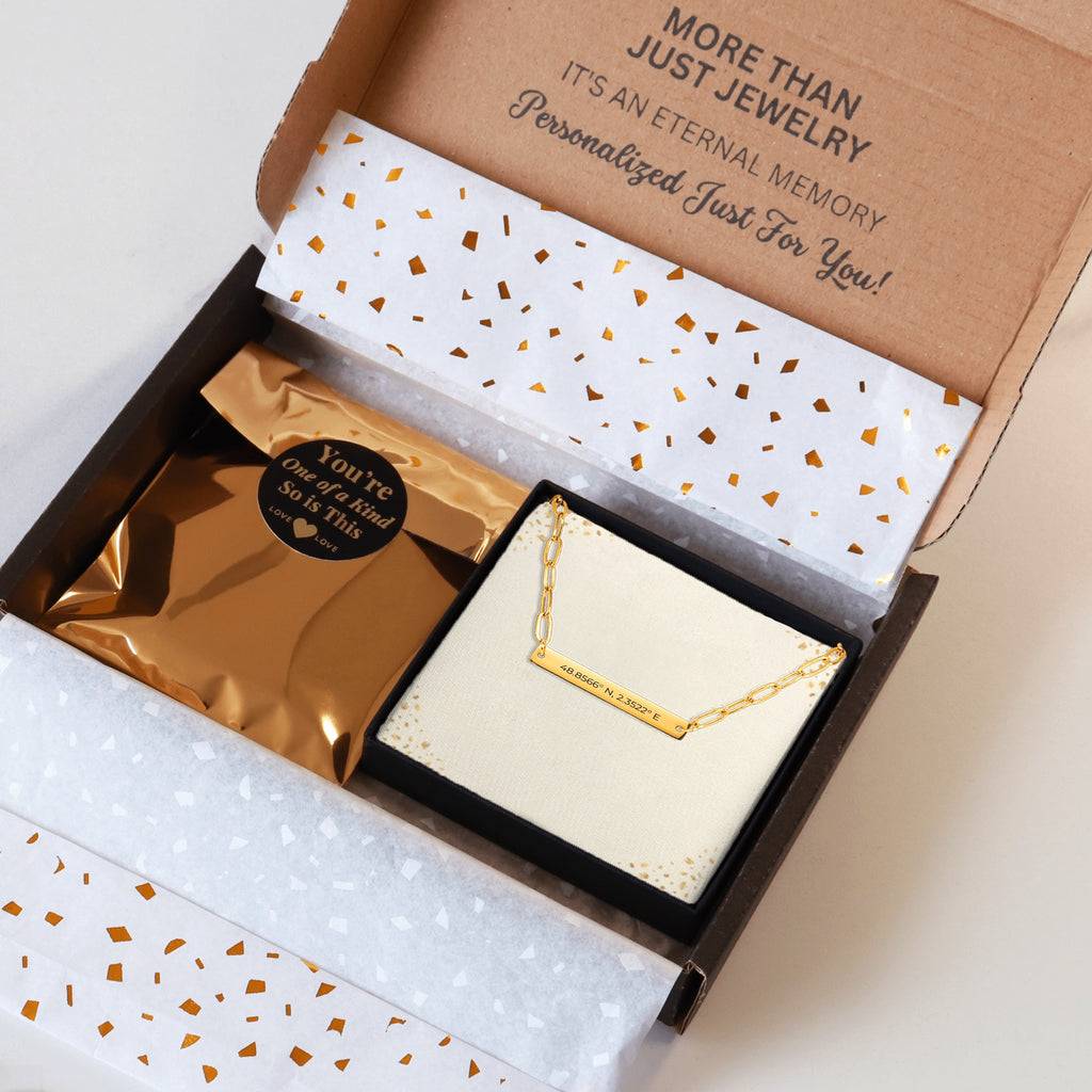Paperclip Bar Necklace