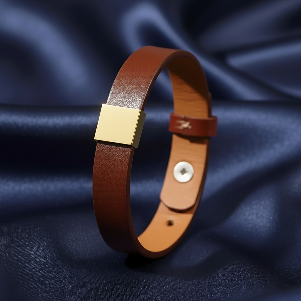 To My Son | Legacy In Motion Leather Bracelet | Proud Mom Gift for Son & Father