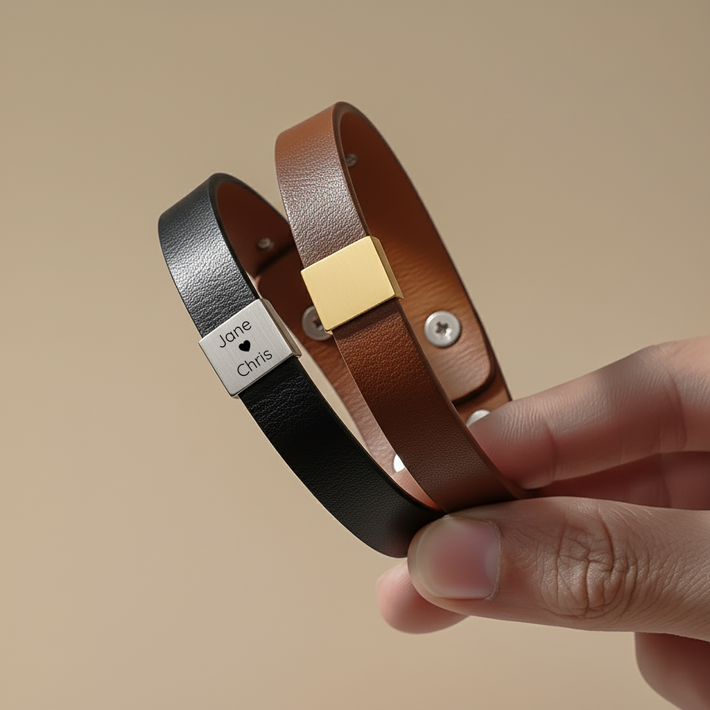 To My Son | Legacy In Motion Leather Bracelet | Proud Mom Gift for Son & Father