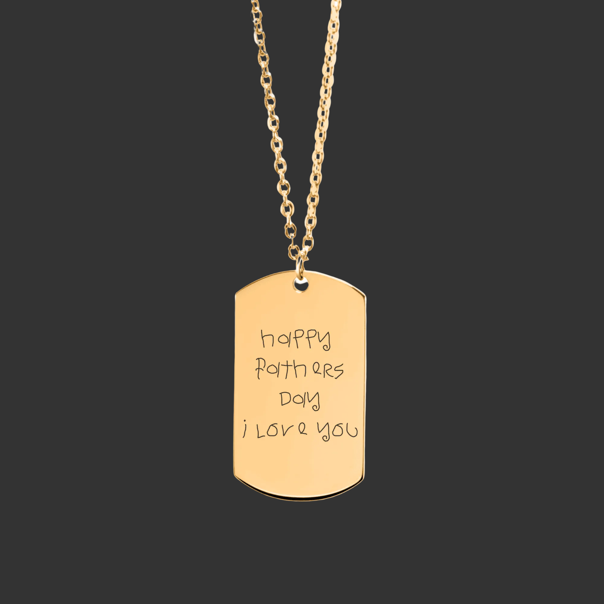 For The Man Who Carries You - Personalized Engraved Necklace